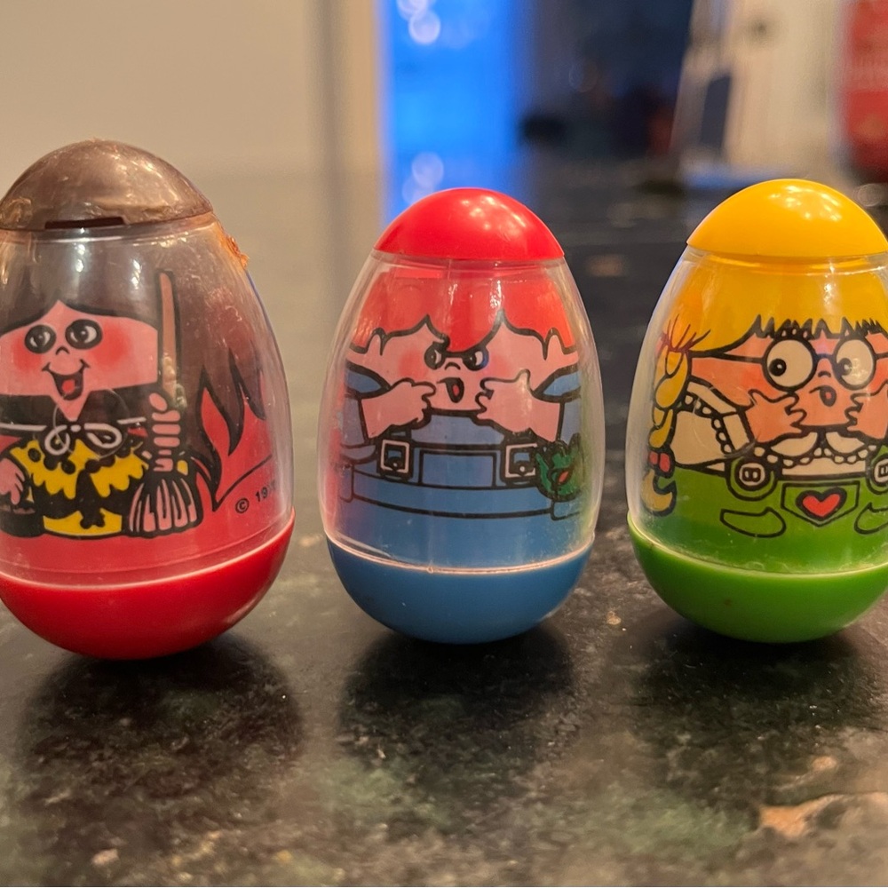 Vintage 1976 Playskool Weebles Haunted House Lot Witch, Scared Boy  Girl Hasbro